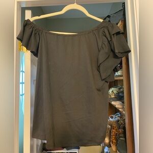 Black Off-Shoulder Top